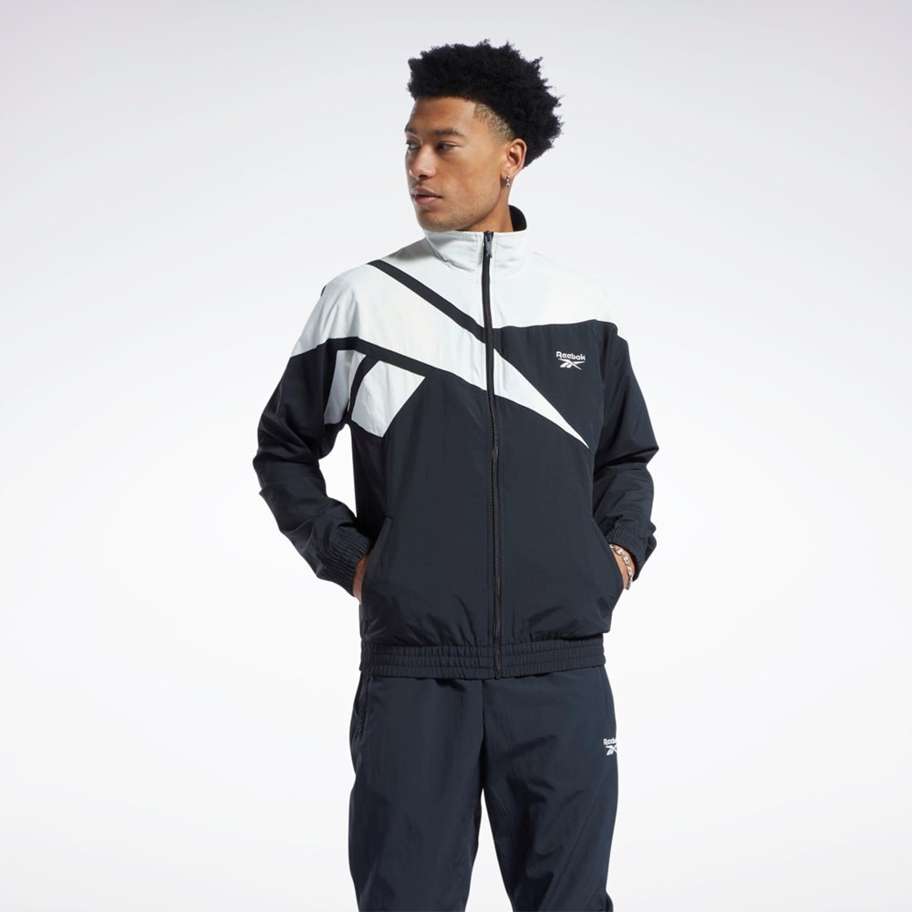 Reebok Classics Vector Track Jacket Černé Černé | IRNLQ6793