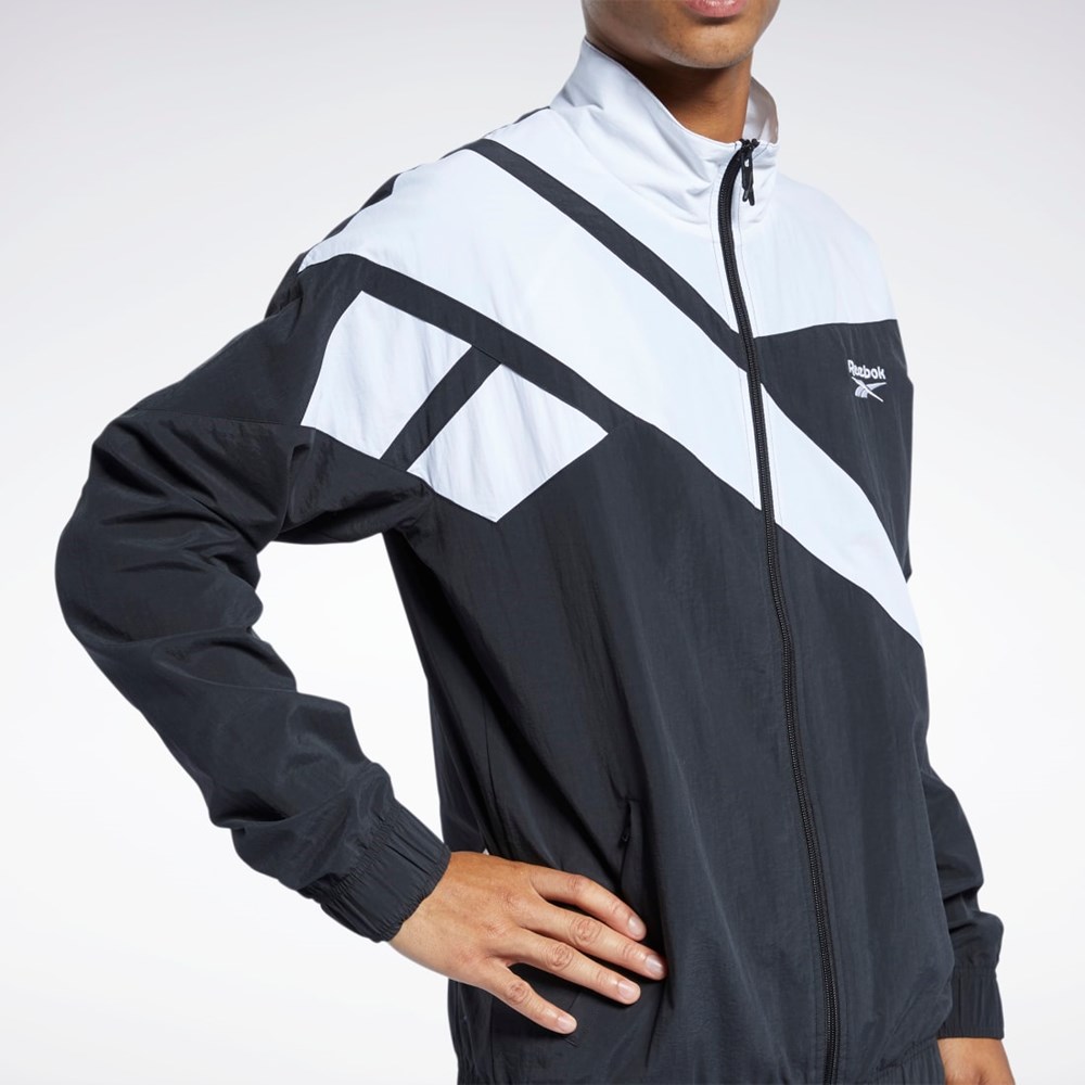 Reebok Classics Vector Track Jacket Černé | OVKFQ9086