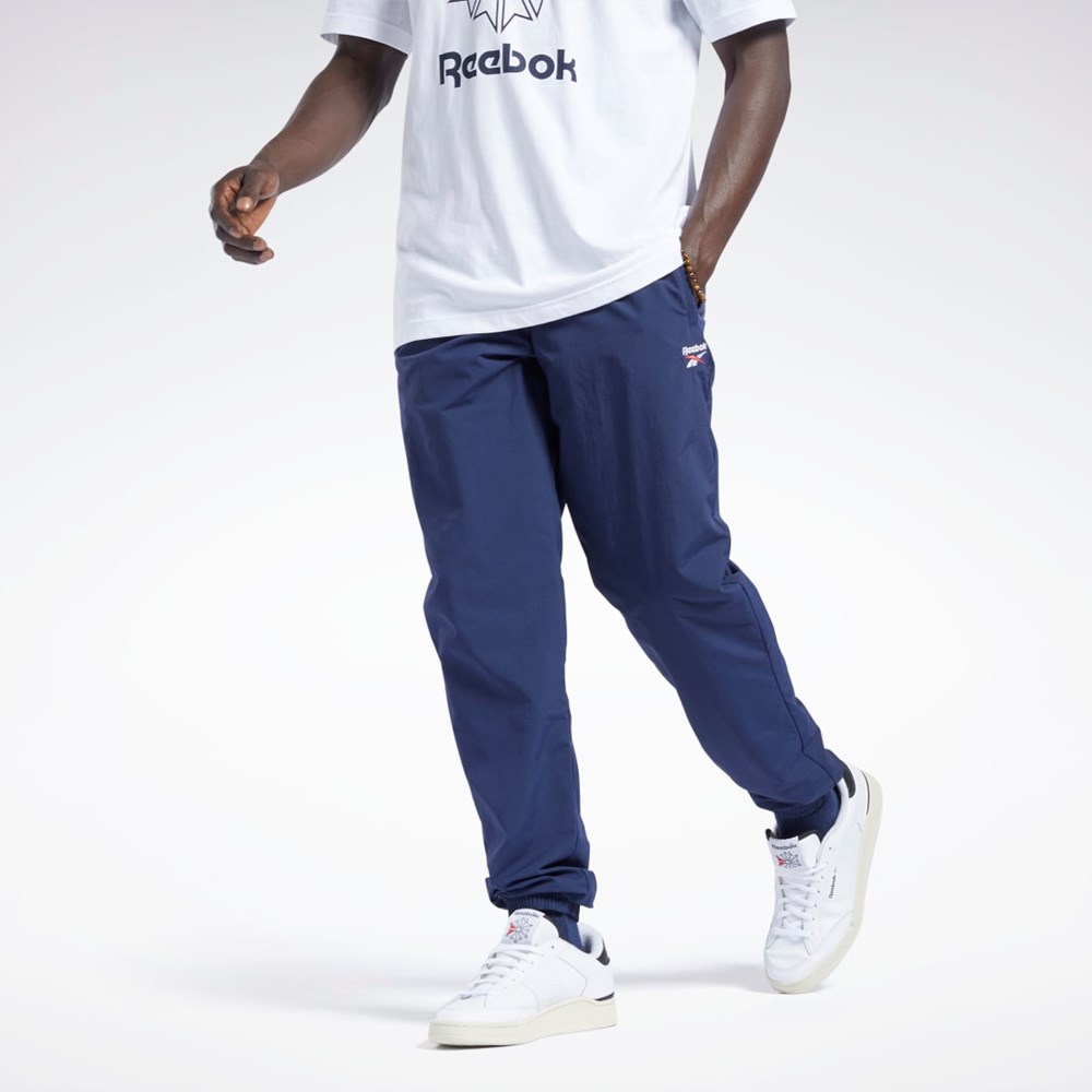 Reebok Classics Vector Track Pants Tmavě Blankyt | PURIH9637