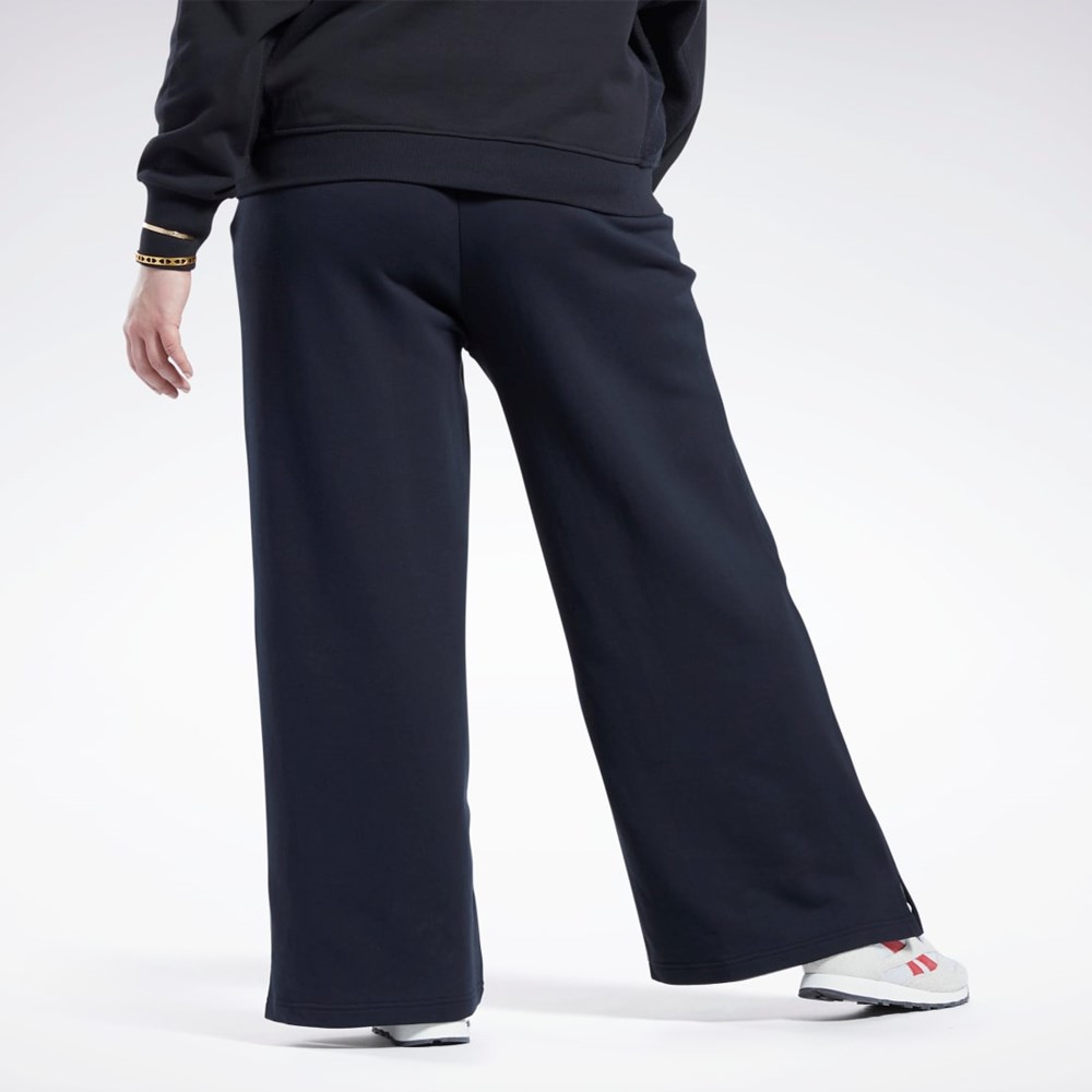 Reebok Classics Široké-Leg Pants (Plus Size) Černé | NSXAH2453