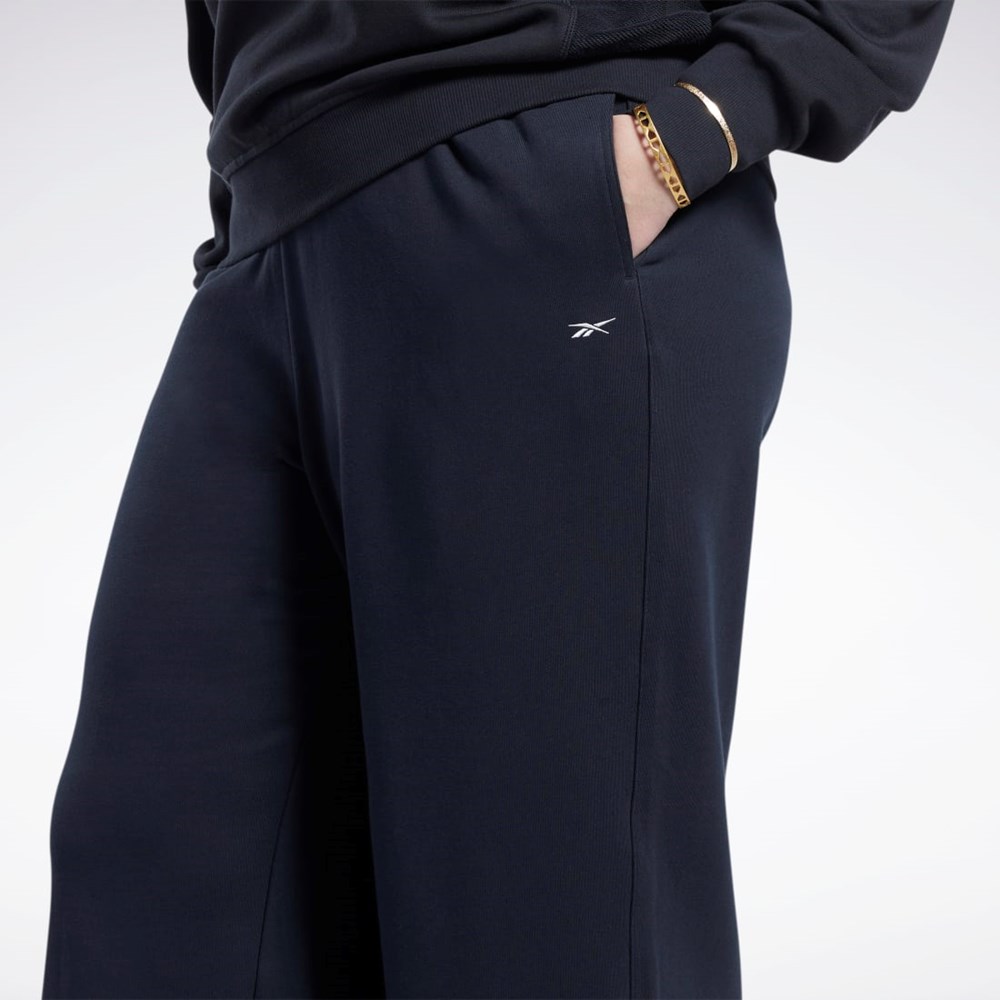 Reebok Classics Široké-Leg Pants (Plus Size) Černé | NSXAH2453