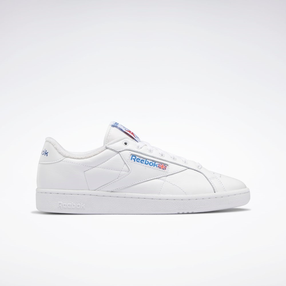 Reebok Club C Grounds Shoes Bílé Blankyt Červené | DIYRH2018