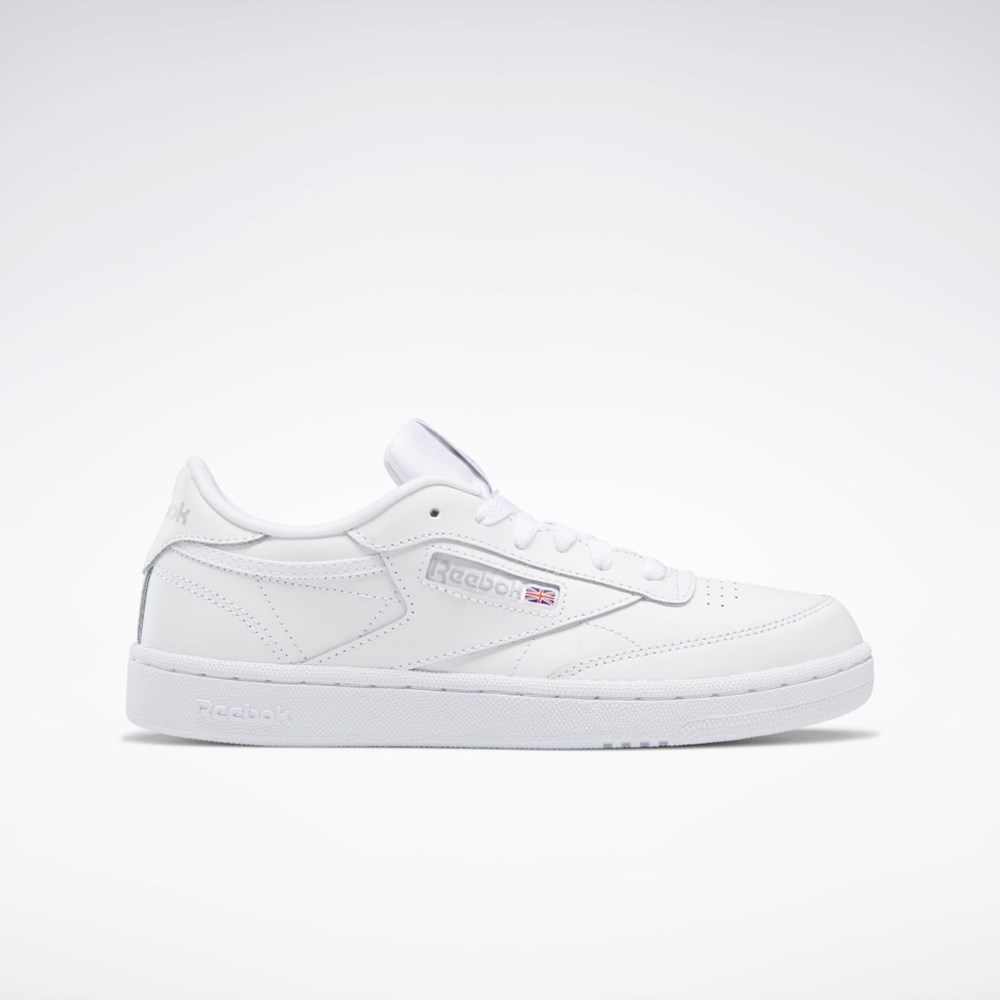 Reebok Club C Shoes - Grade School Bílé Šedé | XFRKQ8142