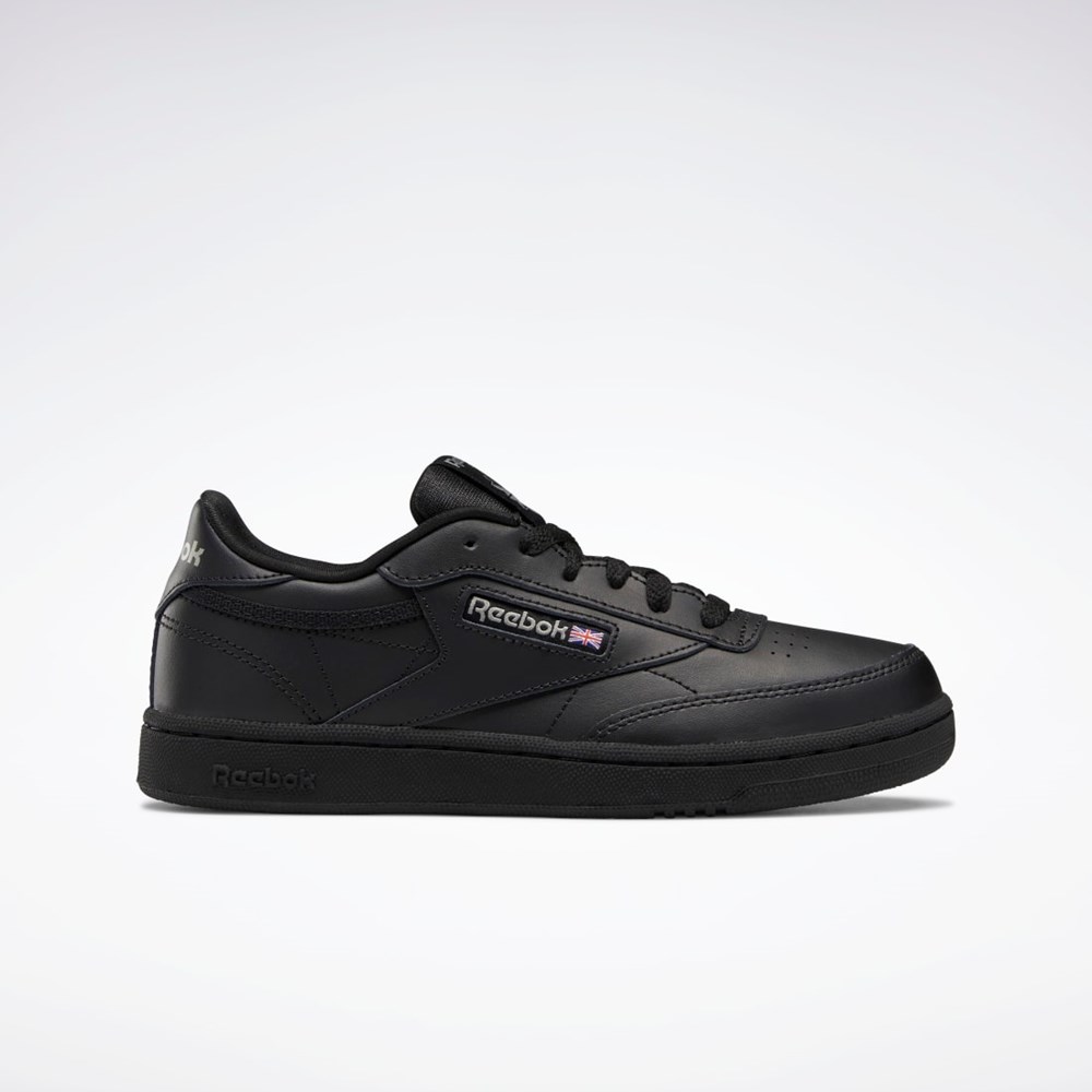 Reebok Club C Shoes - Grade School Černé | TLPZS0672