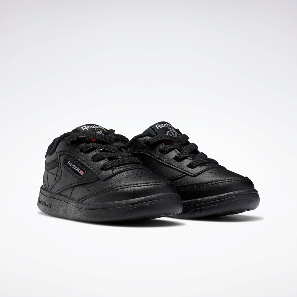 Reebok Club C Shoes - Toddler Černé Černé Černé | DMEQY2038