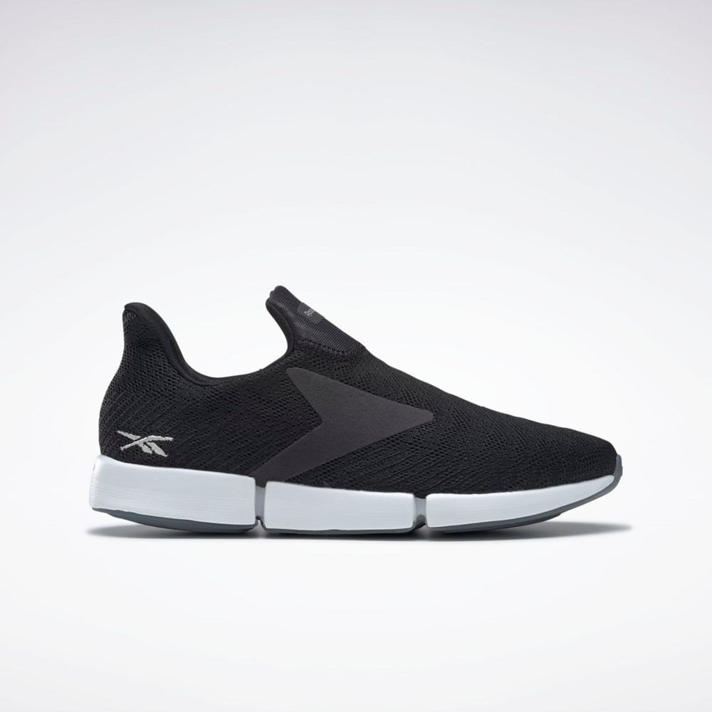 Reebok DailyFit DMX Slip-On Shoes Černé Bílé Stříbrné | DOITR2061