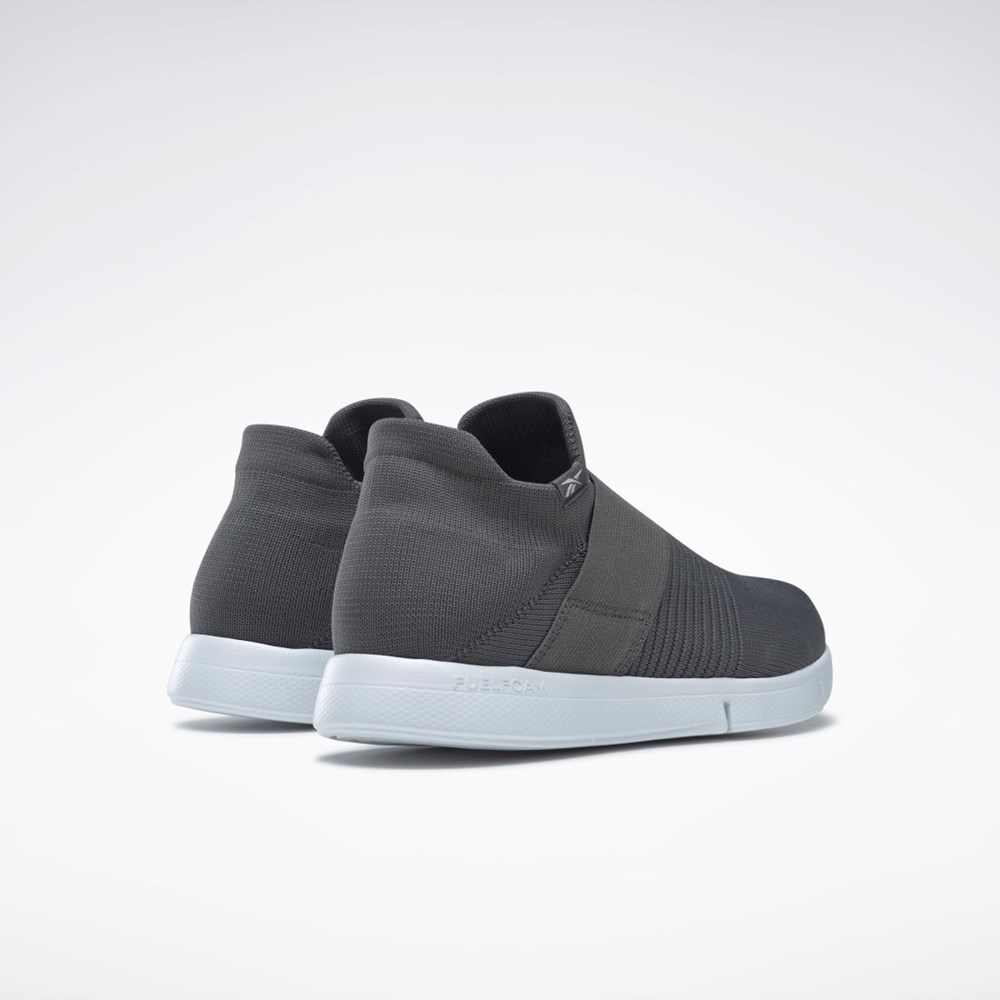 Reebok DayStart Onlux Slip-On Shoes Šedé Bílé Šedé | KPFDL5130