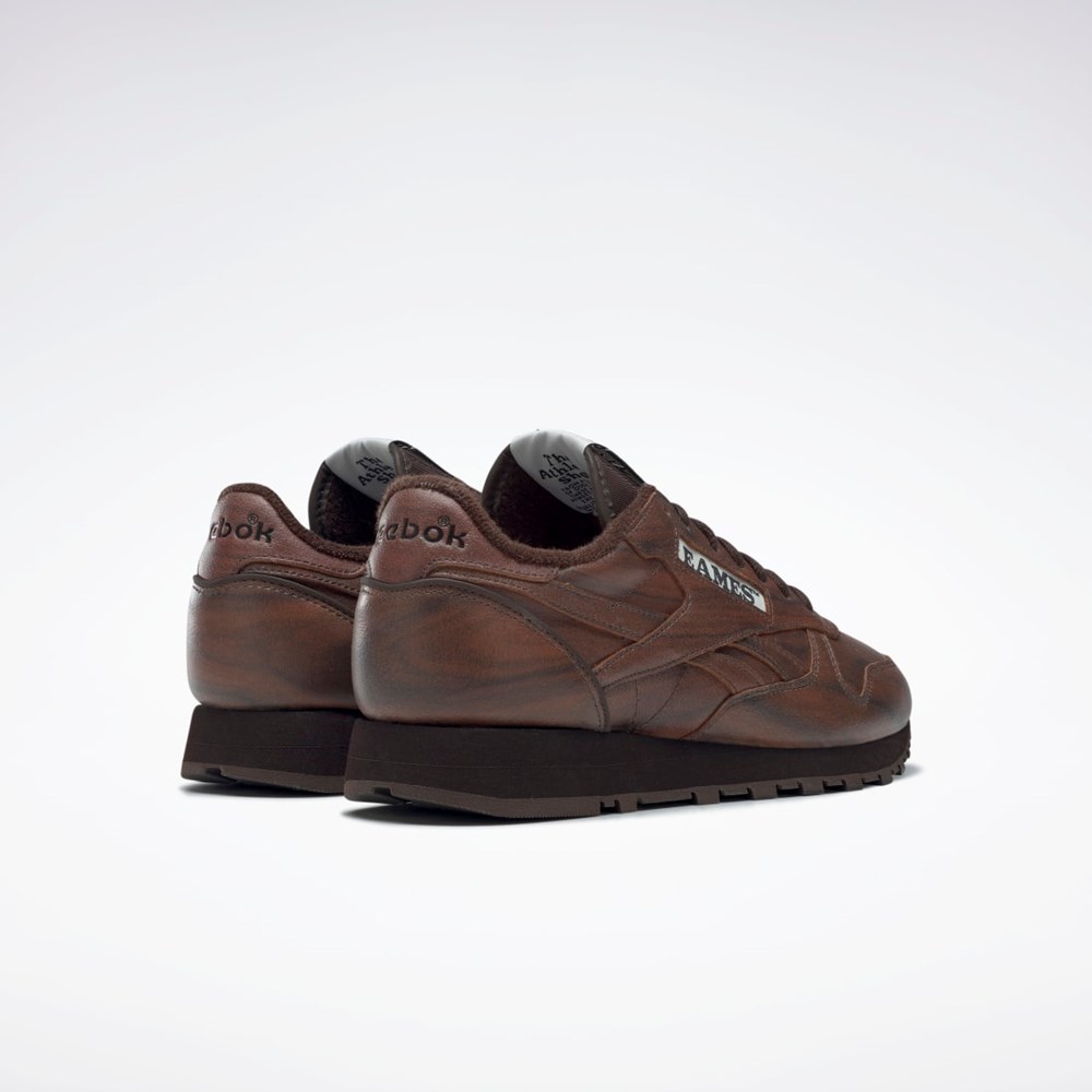 Reebok Eames Classic Leather Shoes Tmavě Hnědé Tmavě Hnědé Tmavě Hnědé | MEDIO1073