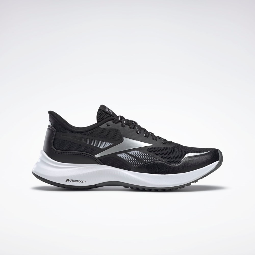 Reebok Endless Silniční 3 Běžecké Shoes Černé Stříbrné Bílé | KEZVC4839