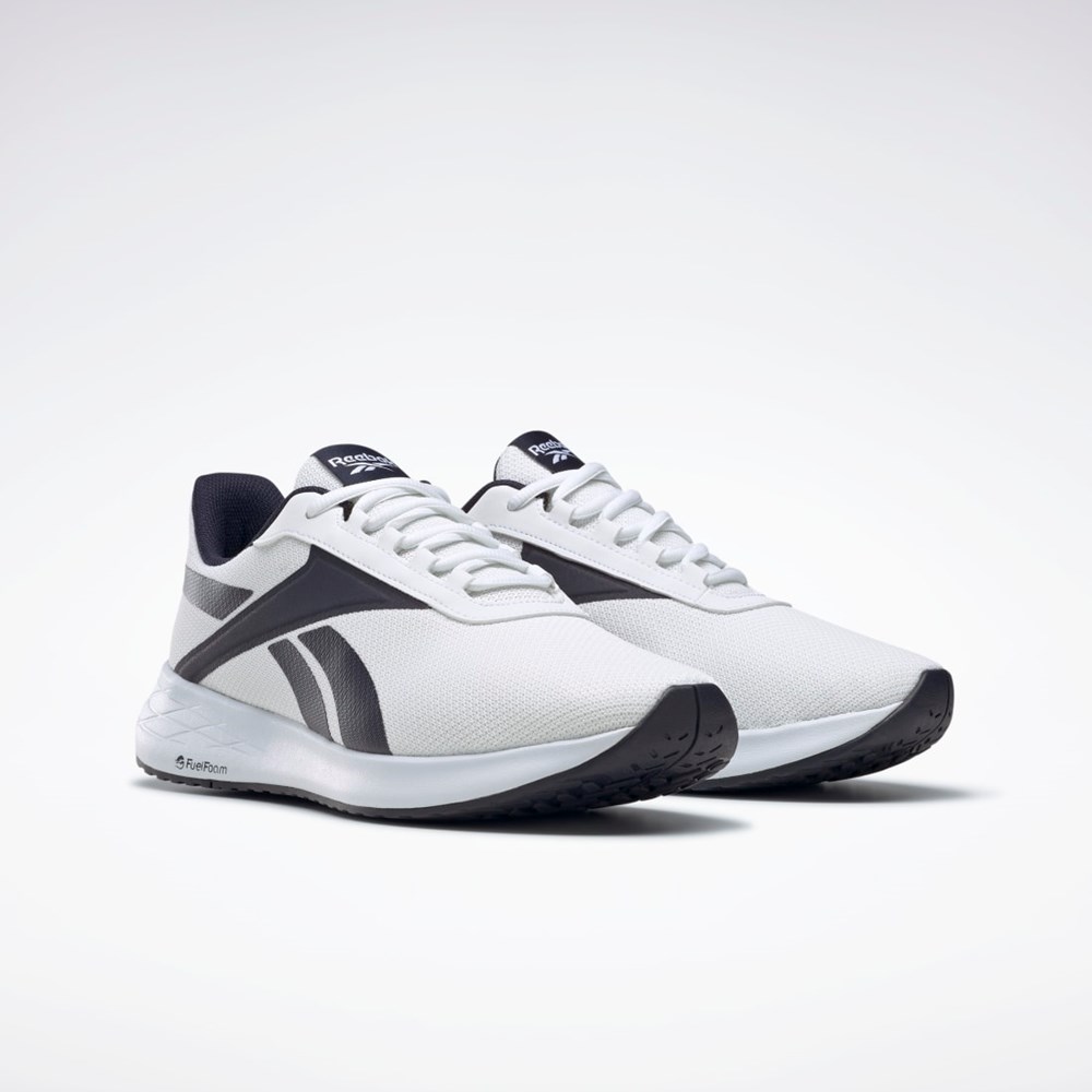 Reebok Energen Plus Běžecké Shoes Bílé Tmavě Blankyt Šedé | OWSJL4312