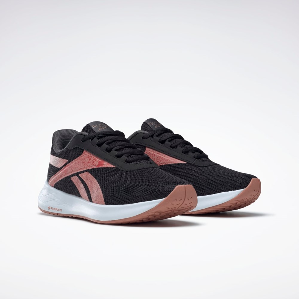 Reebok Energen Plus Běžecké Shoes Černé Koralove Oranžové | YQMZL0932