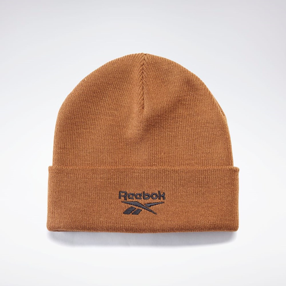 Reebok Foundation Logo Beanie Sepia | RAMEV6215