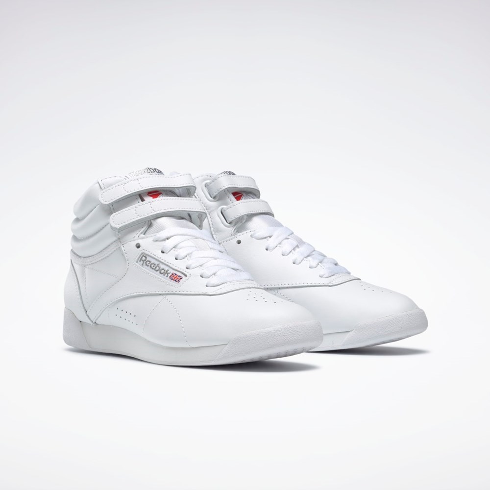 Reebok Freestyle Hi Shoes Bílé | YOHNS5264