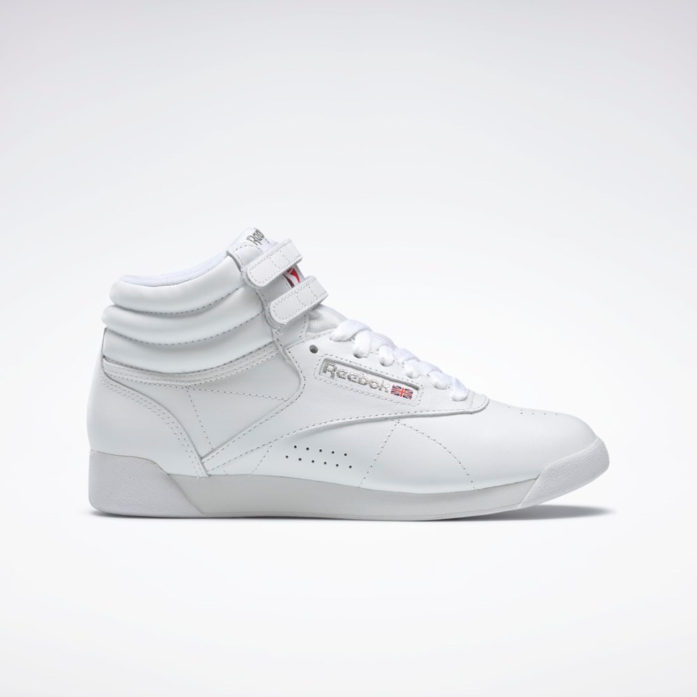 Reebok Freestyle Hi Shoes Bílé | YOHNS5264