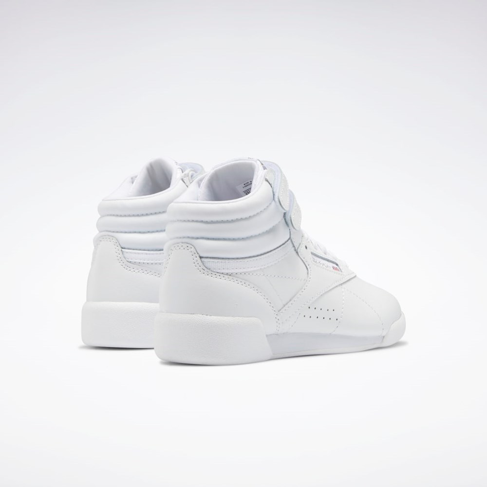 Reebok Freestyle Hi Shoes - Preschool Bílé Bílé Bílé | UBNHW4305