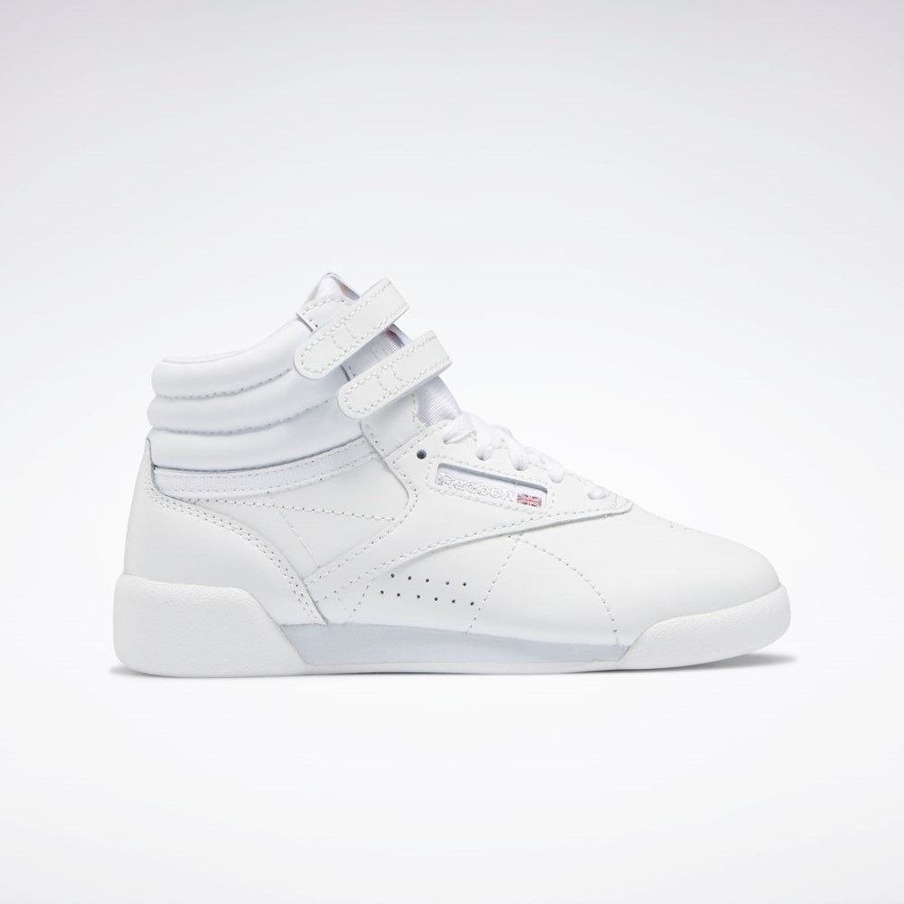 Reebok Freestyle Hi Shoes - Preschool Bílé Bílé Bílé | UBNHW4305