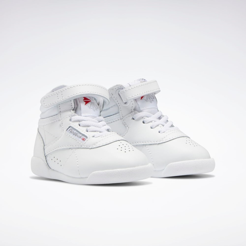 Reebok Freestyle Hi Shoes - Toddler Bílé Bílé Bílé | EMOZC7230