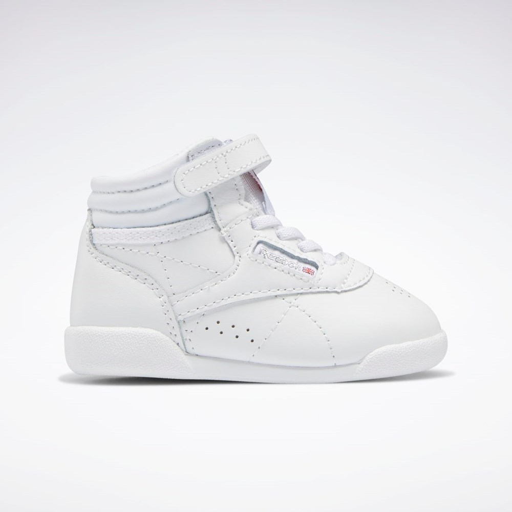 Reebok Freestyle Hi Shoes - Toddler Bílé Bílé Bílé | EMOZC7230