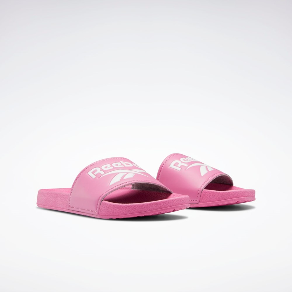 Reebok Fulgere Slides - Preschool Růžové Růžové Bílé | OQRKG2643