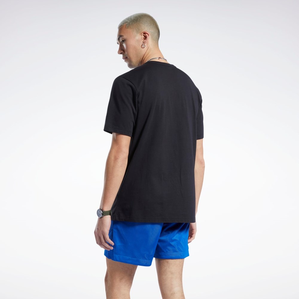 Reebok Iverson Layup Krátké Sleeve T-Shirt Černé | VHRIZ9072