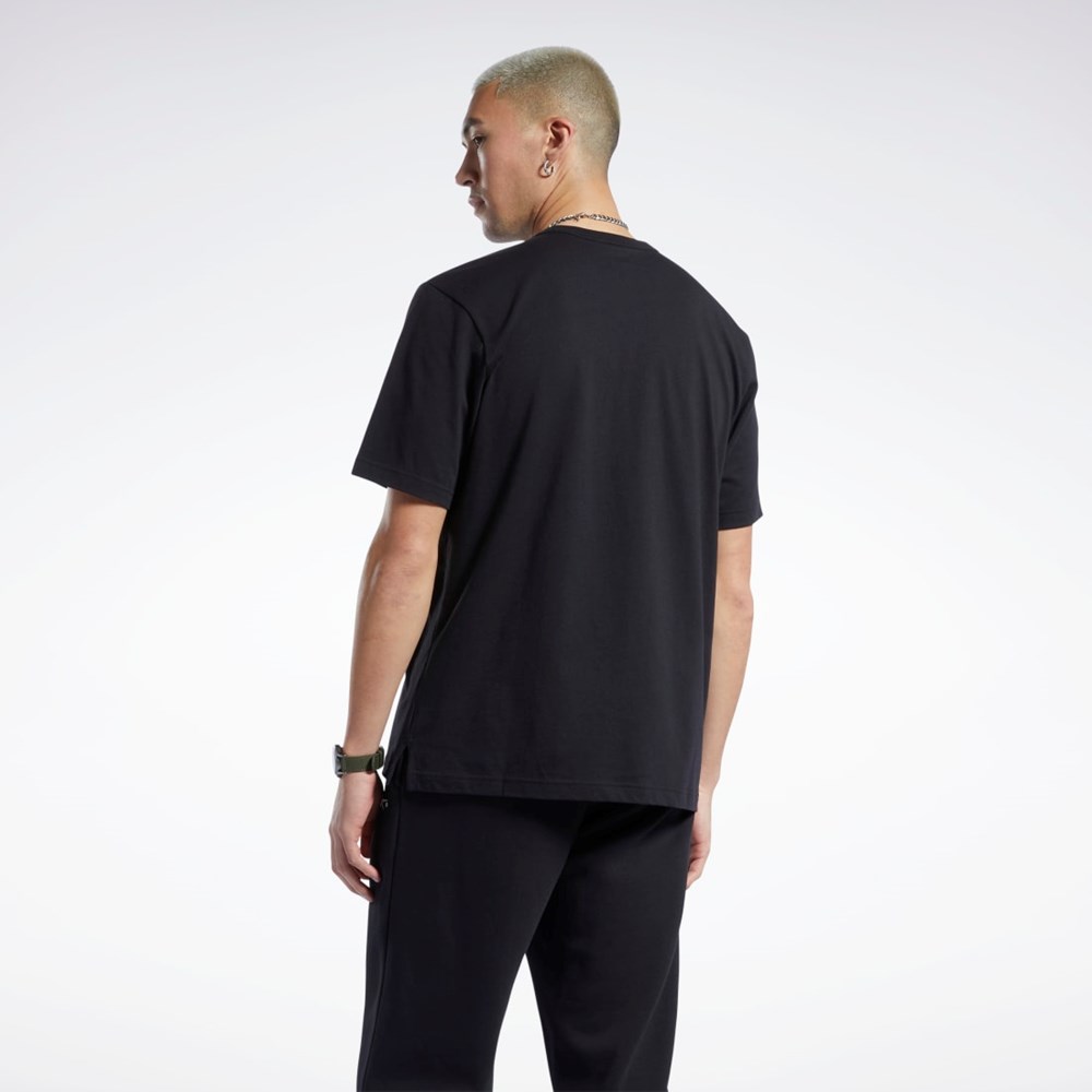 Reebok Iverson Trio Krátké Sleeve T-Shirt Černé | DFXEH8971