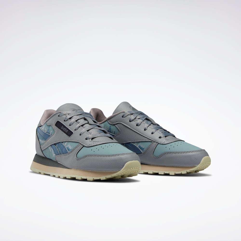 Reebok Jurassic World Classic Leather Shoes - Grade School Šedé Blankyt | VQFRA2894