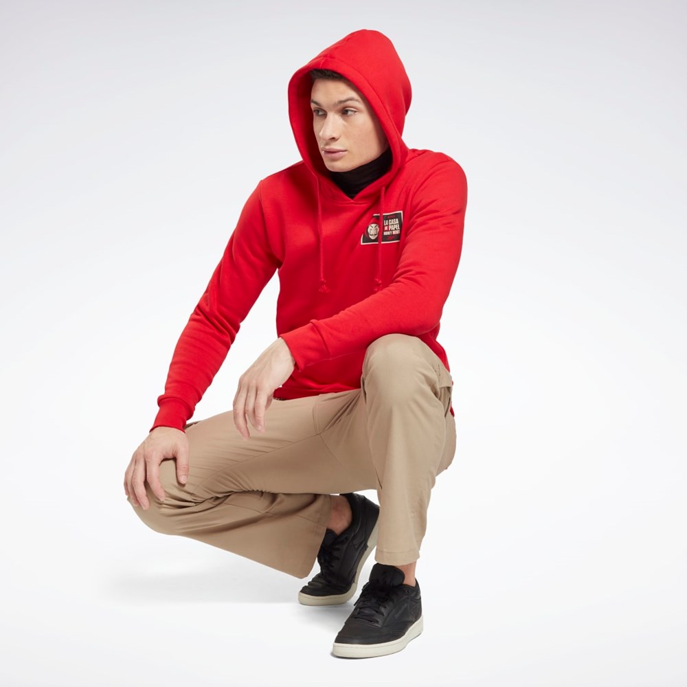 Reebok La Casa De Papel Sweatshirt Červené | JLWQA4082