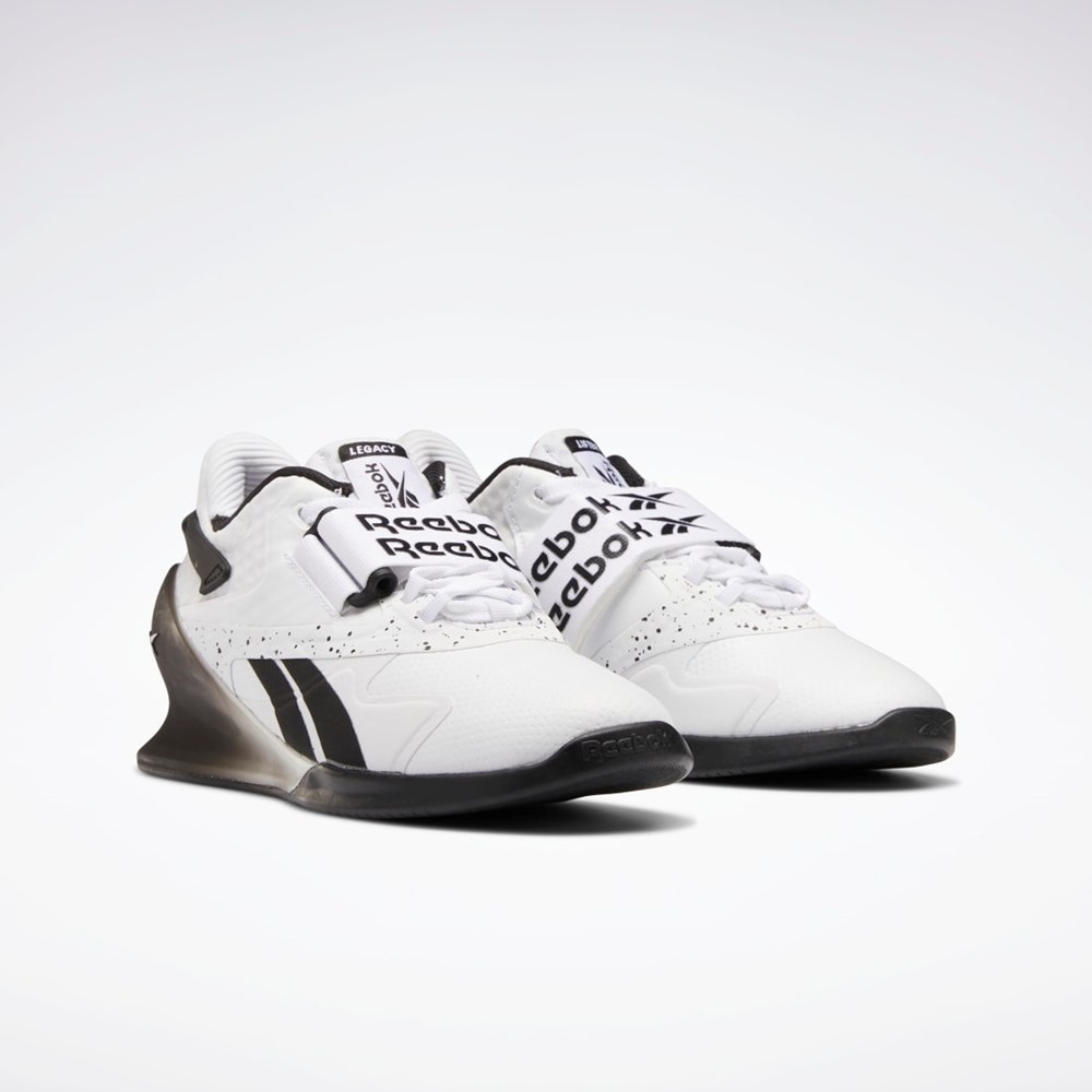 Reebok Legacy Lifter II Weightlifting Shoes Bílé Bílé Černé | HXAYP8912