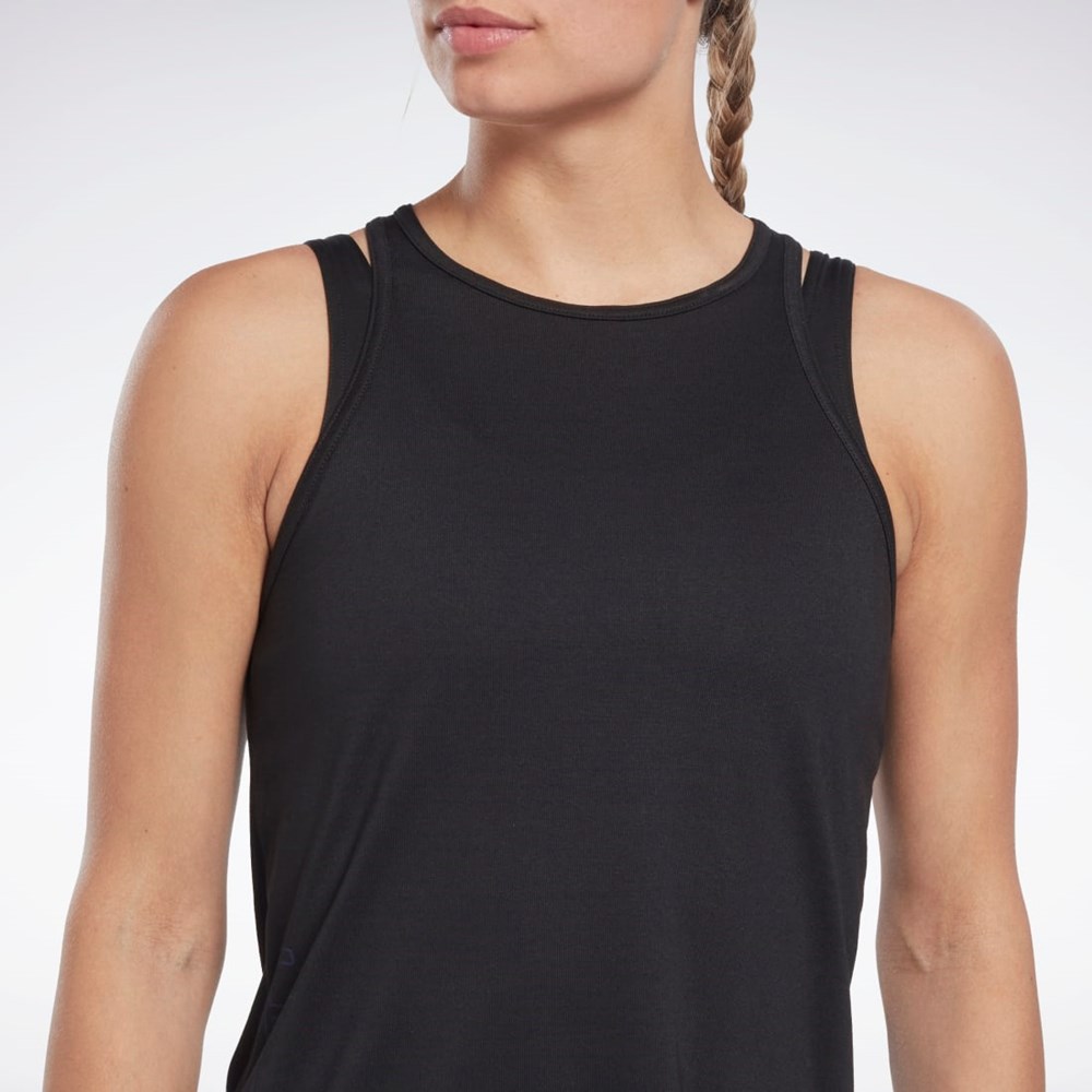 Reebok Les Mills® ACTIVCHILL+DREAMBLEND Tank Top Černé | SAGZW6738