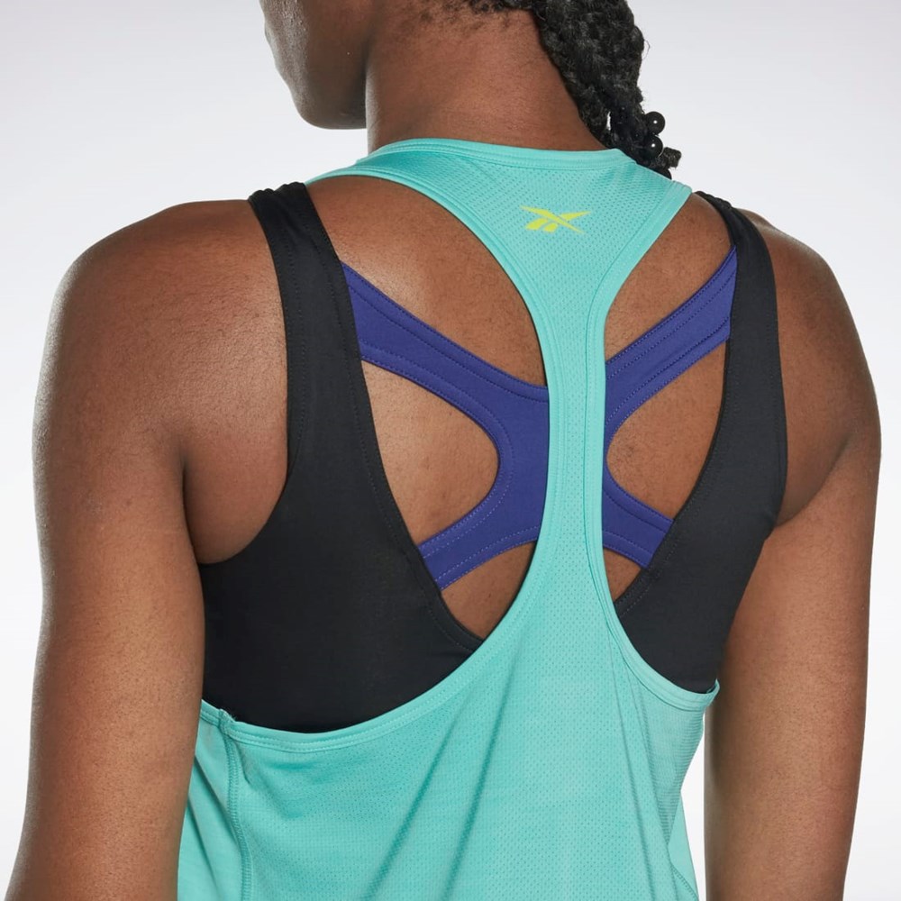 Reebok Les Mills® BodyCombat® ACTIVCHILL Grafická Tank Top Semi Classic Teal | KJZLM8253