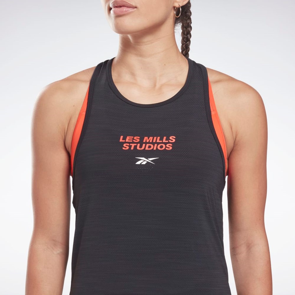 Reebok Les Mills® BodyPump® Activchill Tank Top Černé | QANEL0825