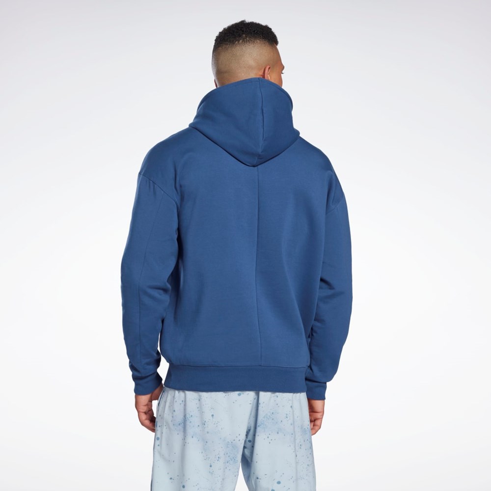 Reebok Les Mills® DreamBlend Bavlněné Hoodie Blankyt | MXOWN8192