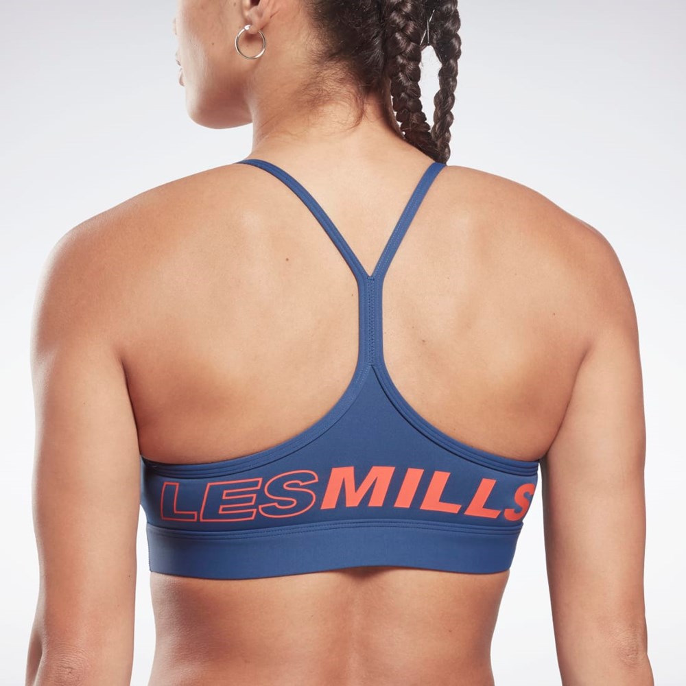 Reebok Les Mills® Lux Hubená Medium-Support Sports Bra Blankyt | SKZGE7981