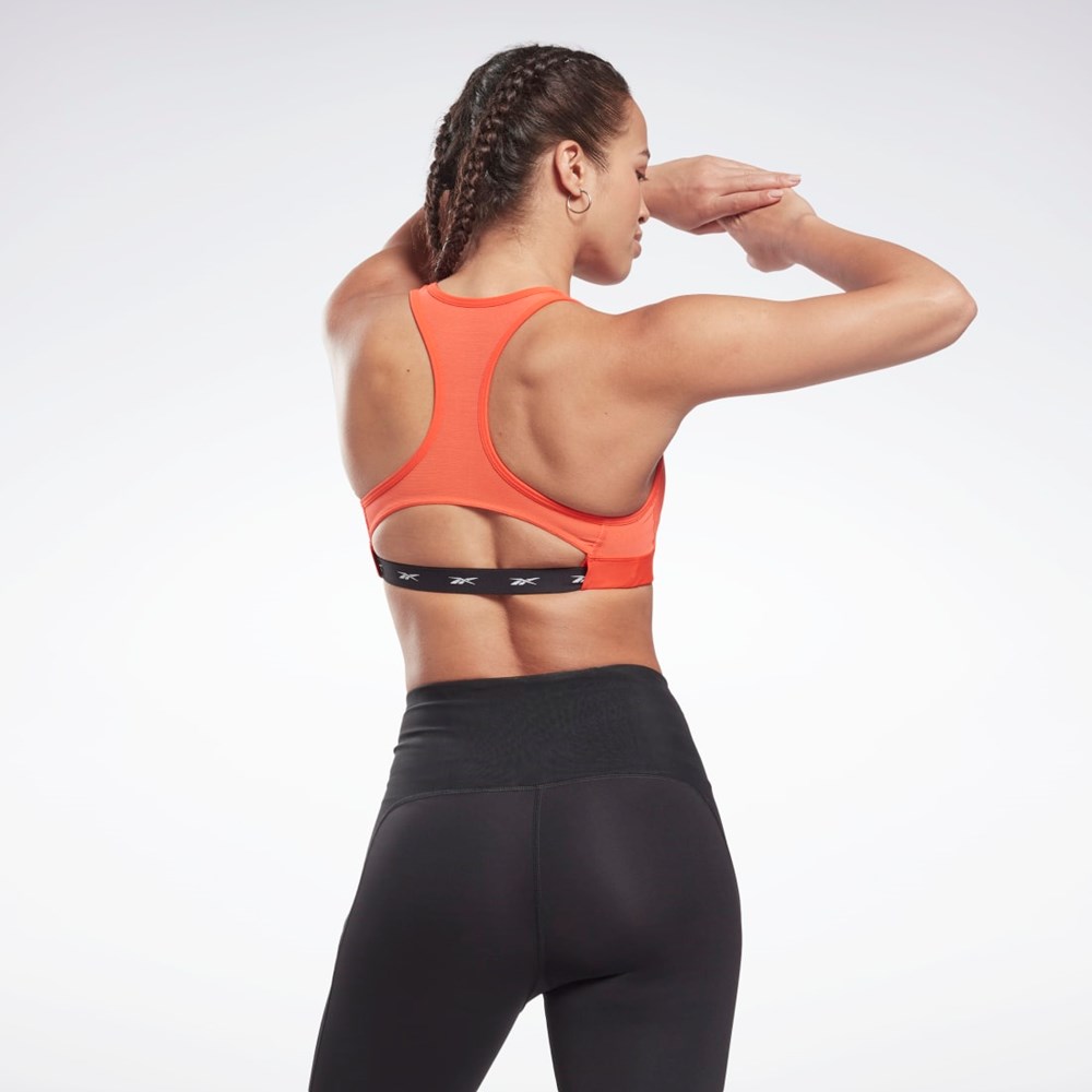 Reebok Les Mills® Lux Racer Medium-Support Sports Bra Červené | KHXBR7598