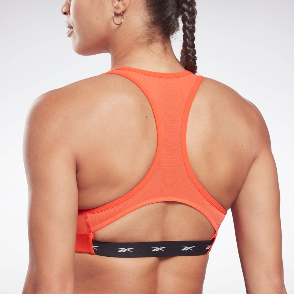 Reebok Les Mills® Lux Racer Medium-Support Sports Bra Červené | KHXBR7598