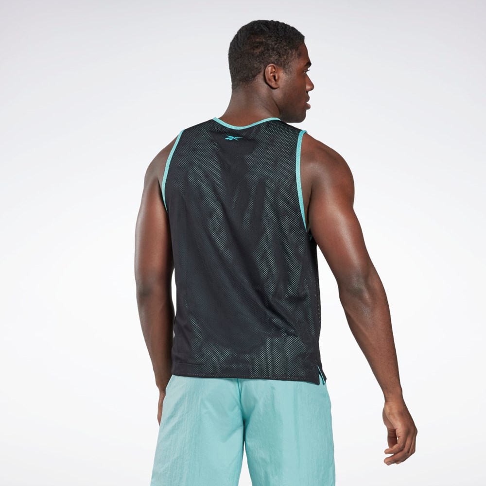 Reebok Les Mills® Reversible Pinny Černé | HYMDN3780