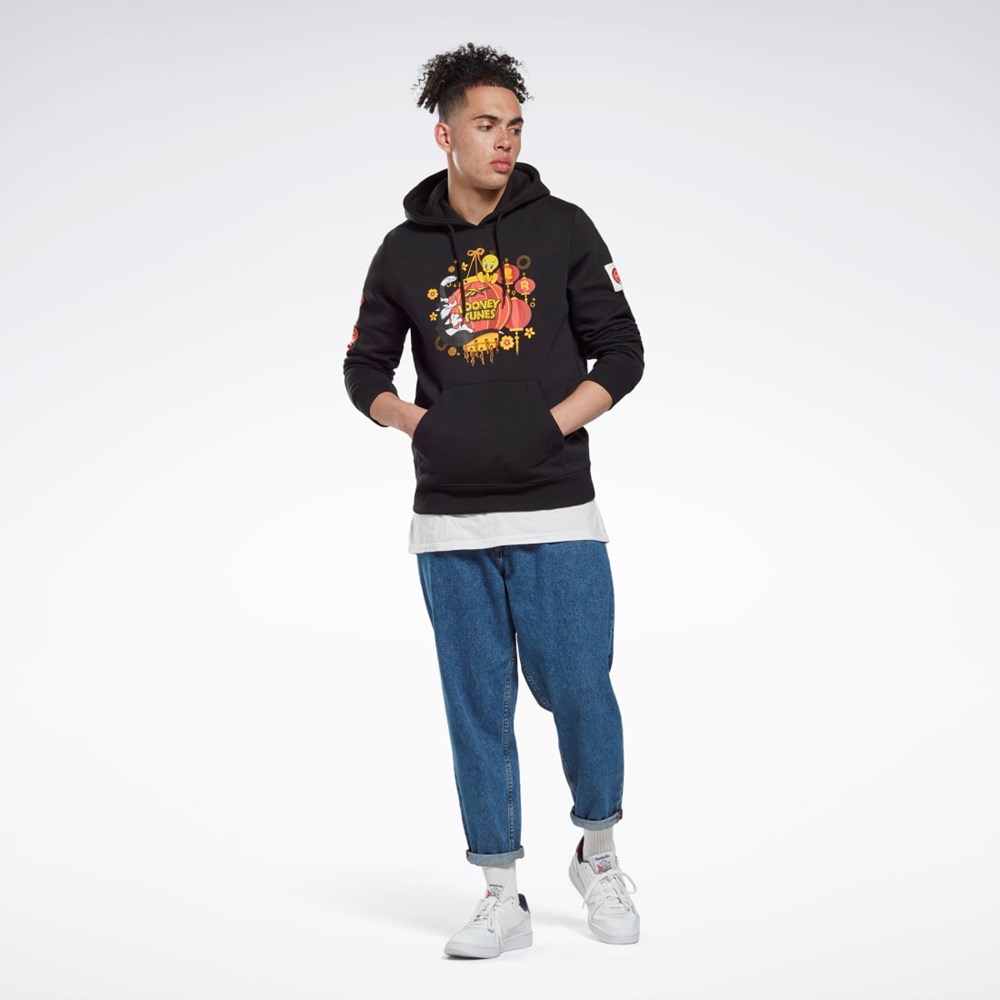 Reebok Looney Tunes S Kapucí Sweatshirt Černé | WUYCJ1938