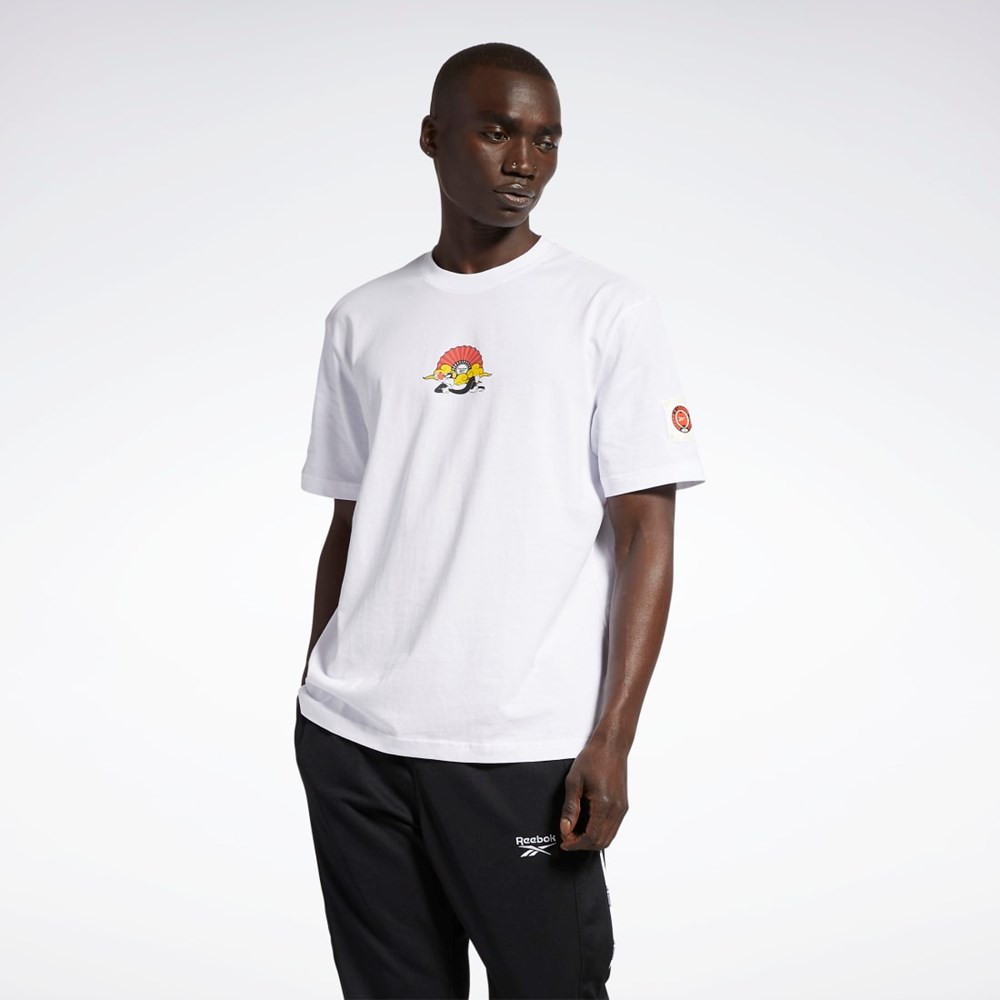 Reebok Looney Tunes T-Shirt Bílé | HTQAZ9036