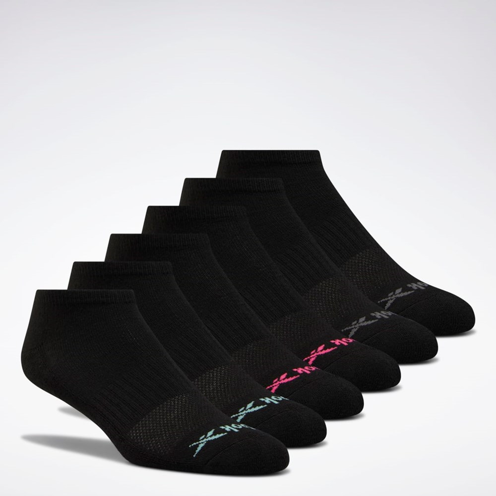 Reebok Low-Cut Basic Delta Socks Six Pack Multi | PBIGF5983