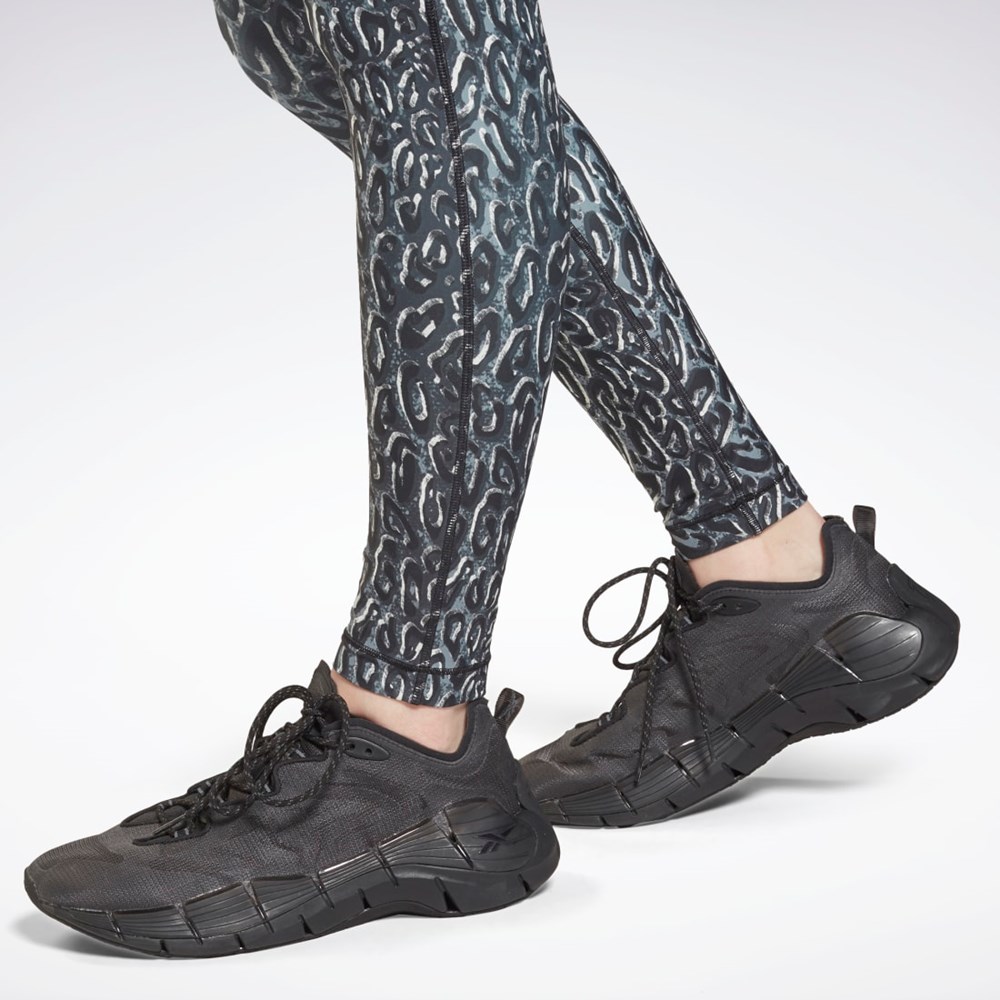 Reebok Lux Bold Leggings Černé | QANUM3456