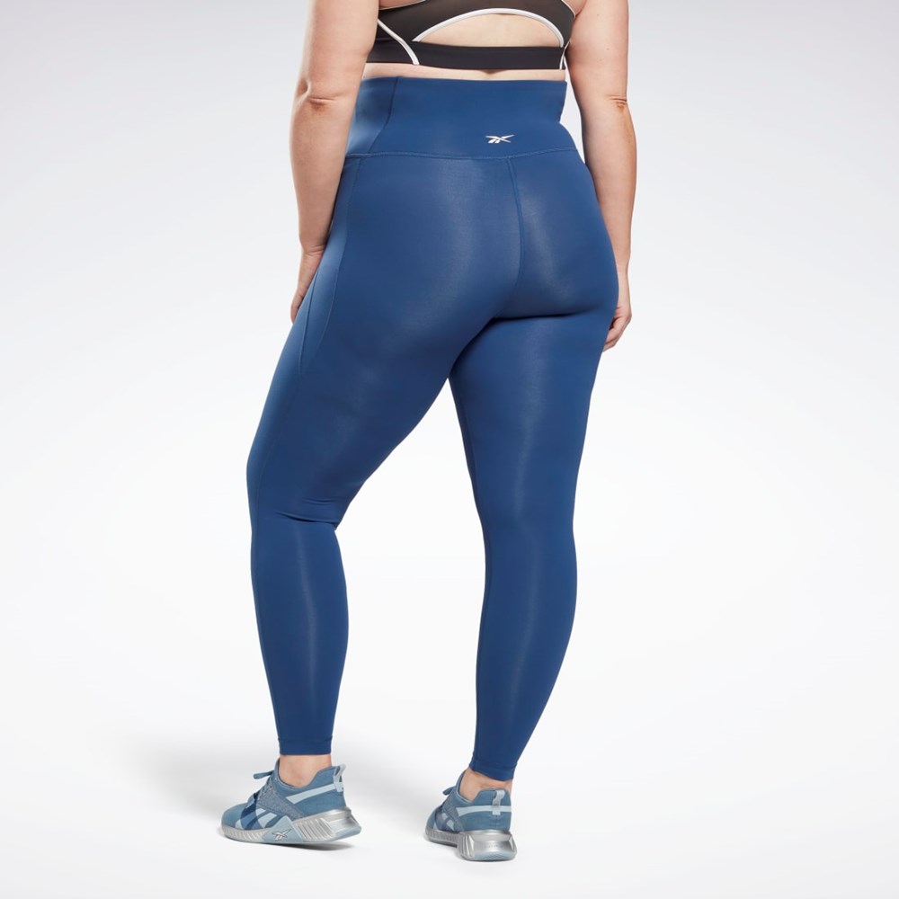 Reebok Lux High-Waisted Tights (Plus Size) Blankyt | WXUEO0867