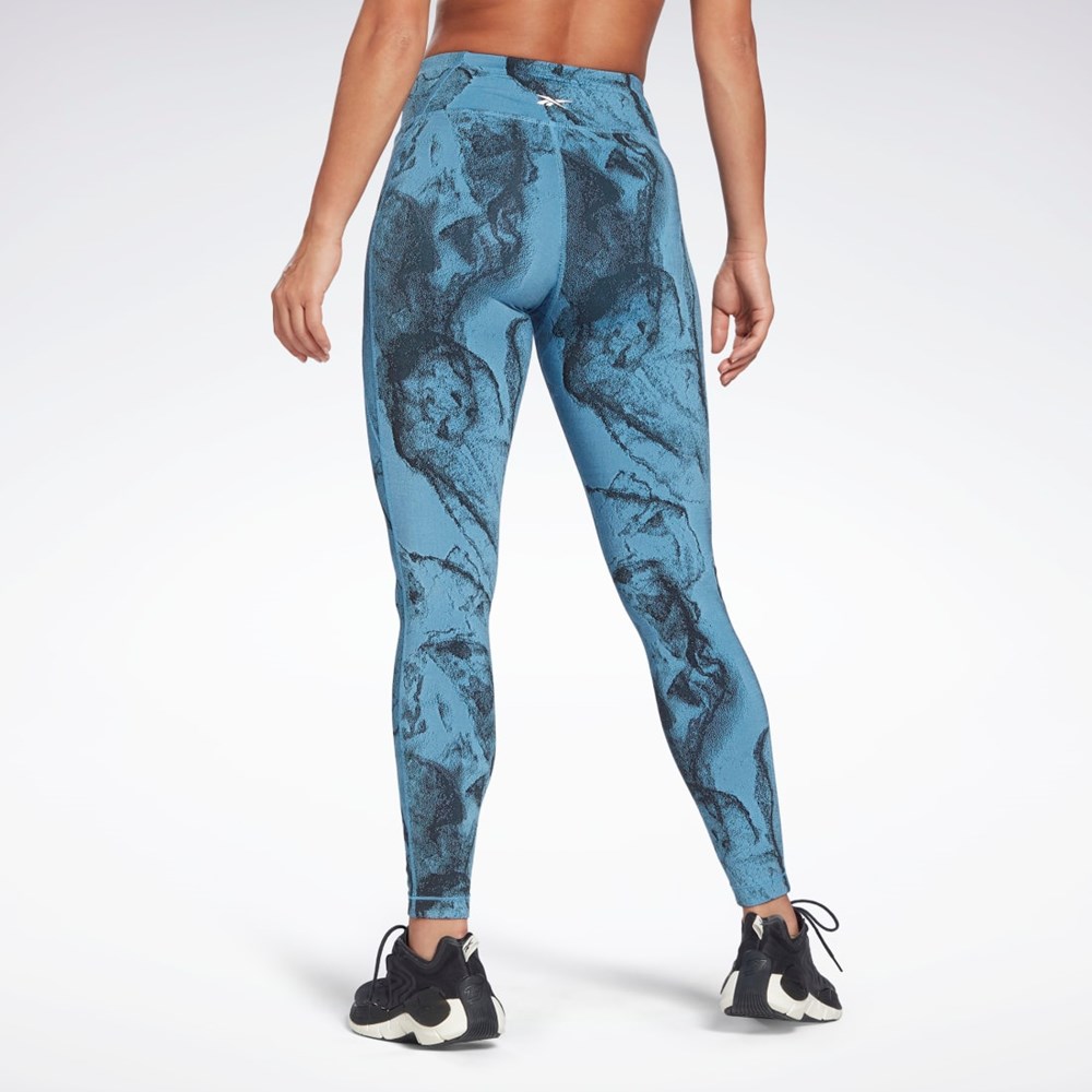 Reebok Lux Jacquard Leggings Blankyt | YAWEQ5798