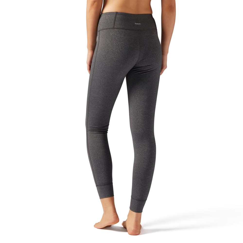 Reebok Lux Legging Tmavě Šedé | EDWAP4176