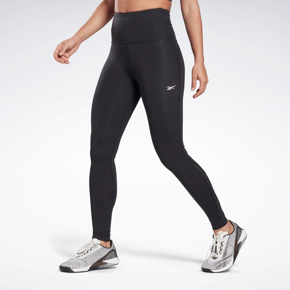 Reebok Lux Perform High-Rise Leggings Černé | WYJRV7106