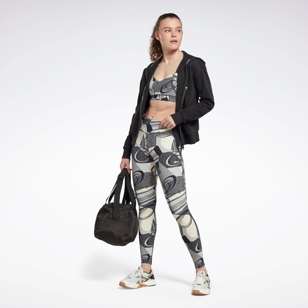 Reebok Lux Perform Leggings Černé | GMXBO7051