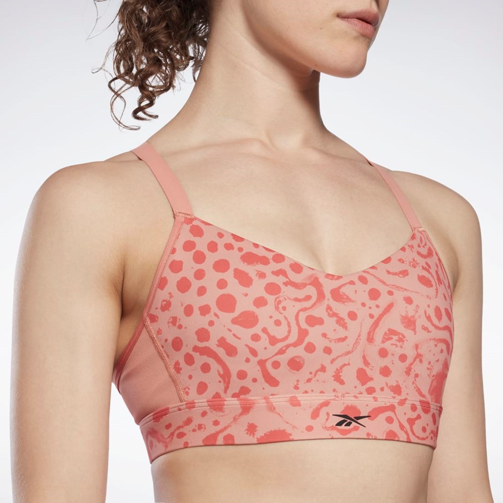 Reebok Lux Páskové Modern Safari Print Sports Bra Koralove | CVZID2983