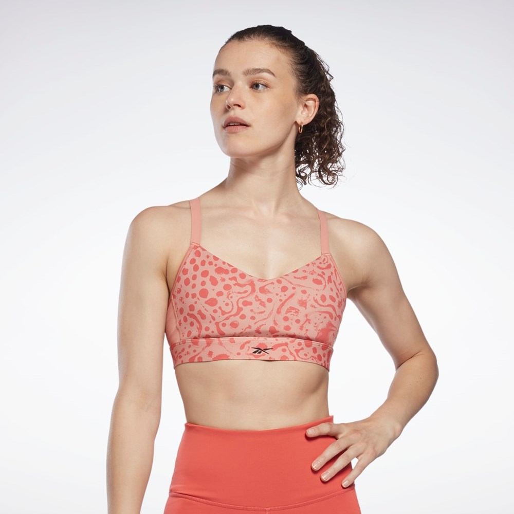 Reebok Lux Páskové Modern Safari Print Sports Bra Koralove | CVZID2983