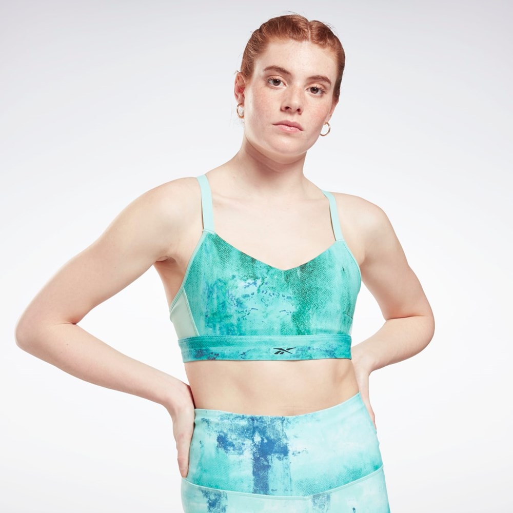 Reebok Lux Páskové Sports Bra Mátově Zelená | HYWCG0731