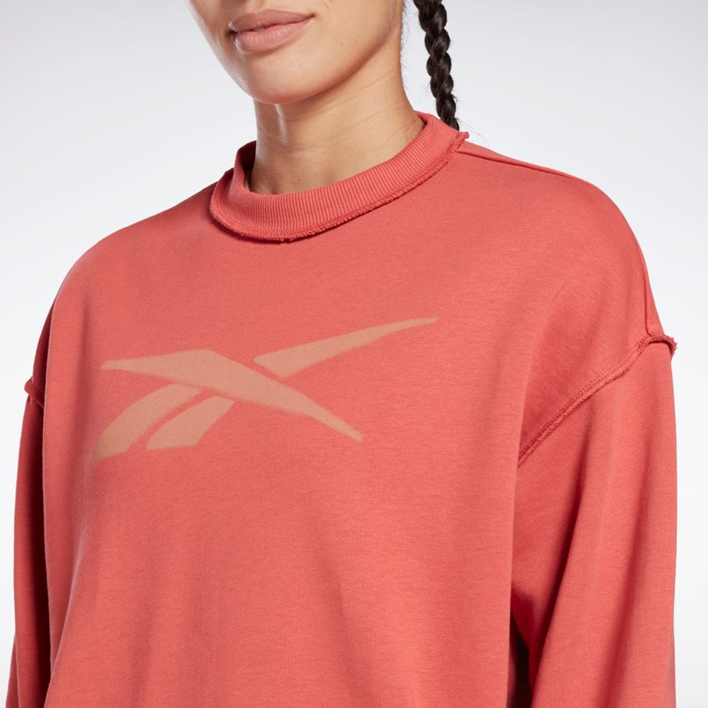 Reebok MYT Crew Sweatshirt Rhodonite | HRBFQ2815