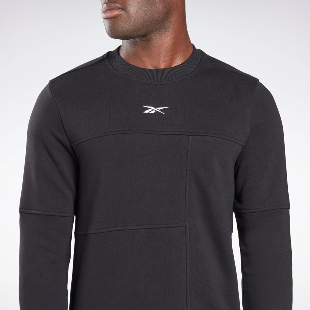 Reebok MYT Minimal Waste Crew Sweatshirt Černé | NIXVZ2057